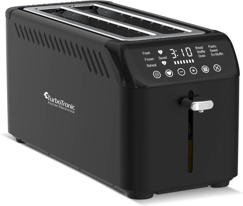 Turbotronic Bf Digitale Broodrooster Toaster Met Variabele Bruining