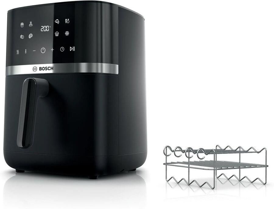 Bosch Serie 4 MAF462B1 friteuse Enkel 6 1 l Vrijstaand 2050 W Heteluchtfriteuse Zwart