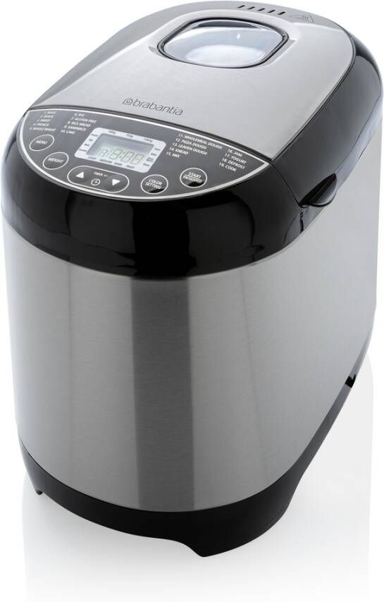 Brabantia BBEK1114 Broodbakmachine 19 programma&apos;s 3 bruiningsniveau&apos;s Warmhoudfunctie Uitsteltimer RVS - Foto 2