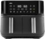Braun TwinCook 3 Dubbele Airfryer TD3030 8L 2x4L Vaatwasbestendige Lades Zwart - Thumbnail 1