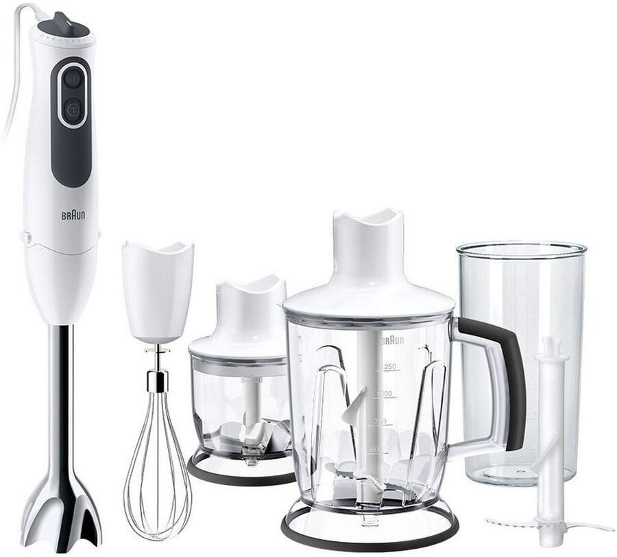 Braun MultiQuick 3 MQ 3145 WH 0 35 l Staafmixer 750 W Wit
