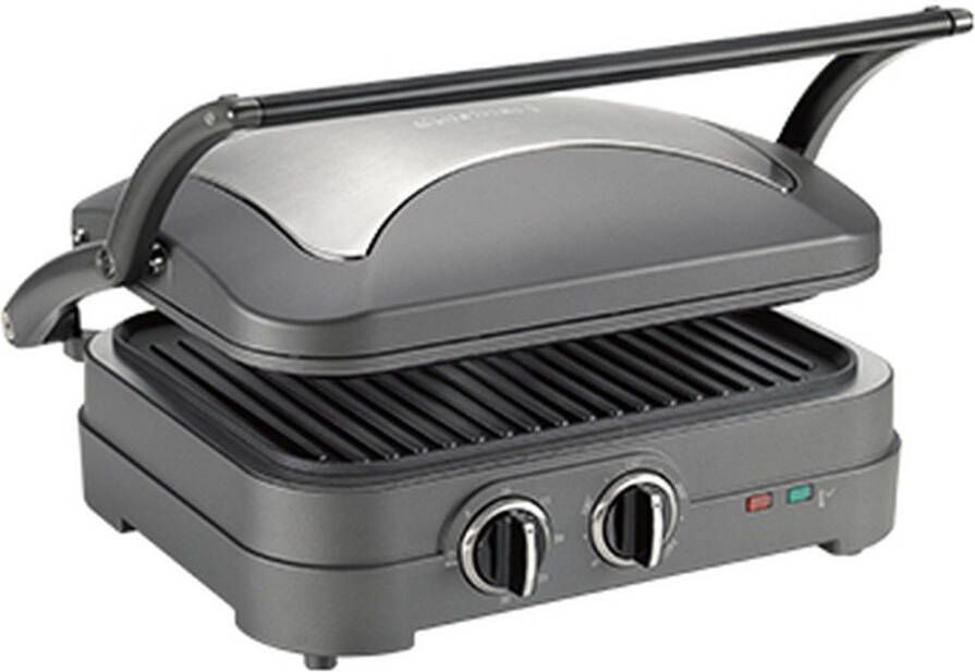 Cuisinart Griddler Elite Grill Contactgrill GR47E PFAS Vrij Grillen Barbeque Panini Afwasbare platen Tot 240 °C - Foto 2