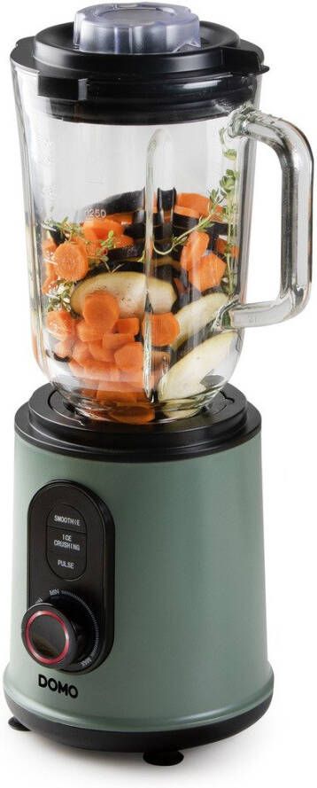 Domo DO734BL Blender 'Blend & Balance' Glazen Kan 1 5L Drinkbeker 600ml 800 W Smoothie Maker Groen