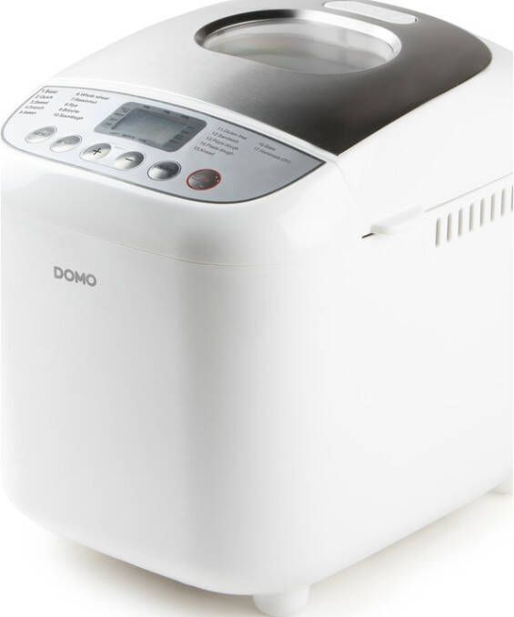 Domo B3976 Broodbakmachine – 17 Programma s – 500-1000g – Glutenvrij Programma – Wit