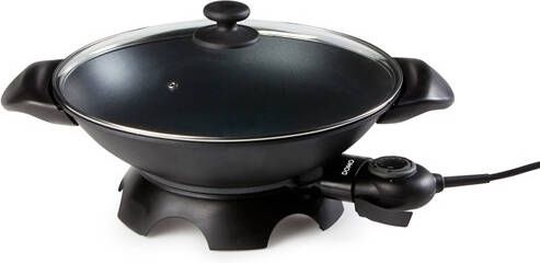 DOMO DO8708W Elektrische wok 35 5 cm 5L inhoud gegoten aluminium - Foto 2