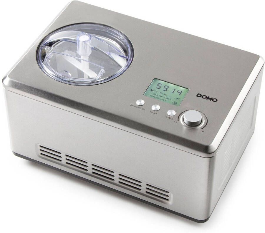 Domo DO9201I Ijsroommachine met compressor 2 L | IJs&Yoghurt bereiders | Keuken&Koken Keukenapparaten | DO9201I