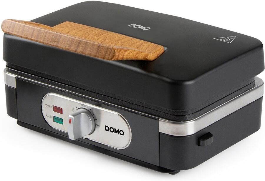 Domo DO9278C 3-in-1 Wafelijzer Tosti-ijzer Contactgrill PFAS-vrij Verwisselbare Platen Zwart