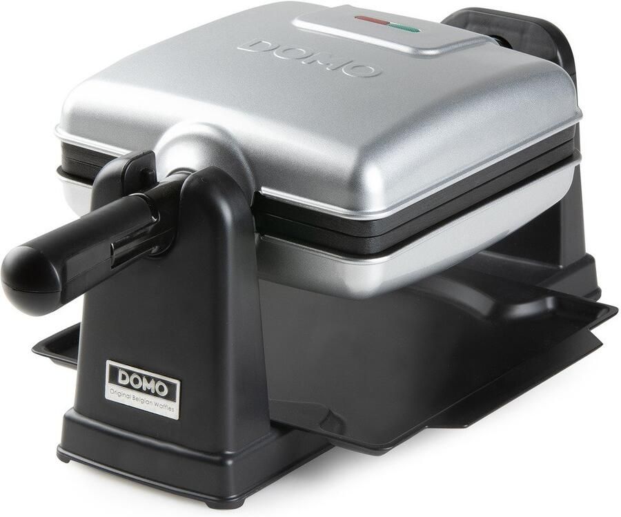 Domo DO9272W Roterend Wafelijzer – 1400W – 2 klassieke Belgische Wafels (4x7) – Anti-aanbaklaag – 180° Rotatie - Foto 2