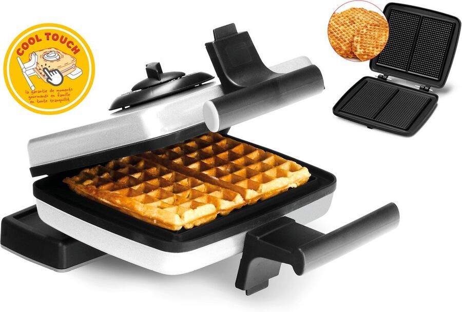 FriFri wafelijzer wa102a met extra bakplaat voor fijne galetten