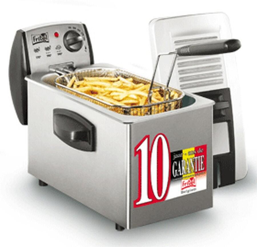 Fritel Friteuse FR 1465 Frituurpan Frituurketel 4L 2600W Filter + Kijkvenster 3 tot 5 Pers. Enkel Olie