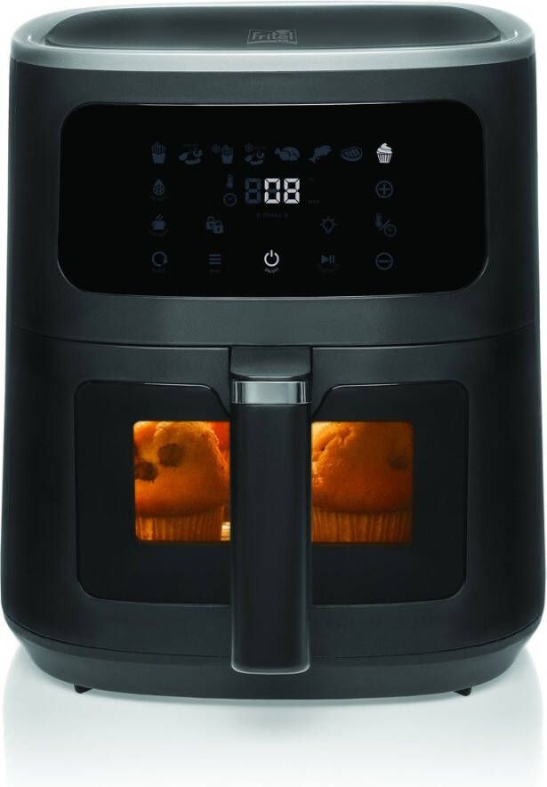 Fritel SnackTastic ST 7520 PFAS vrij airfryer 6 L personaliseerbaar doorkijkvenster met verlichting 8 voorgeprogrammeerde functies