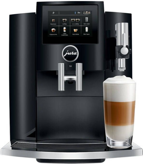 Jura Espresso S8 Zwart (EA) | Espressomachines | Keuken&Koken Koffie&Ontbijt | 7610917153817