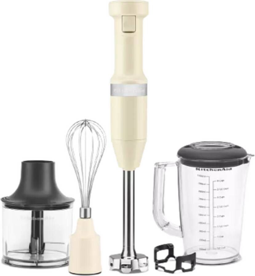 Kitchenaid Staafmixer 5KHBV83EAC Amandelwit | Mixers | Keuken&Koken Keukenapparaten | 8003437619472 - Foto 2