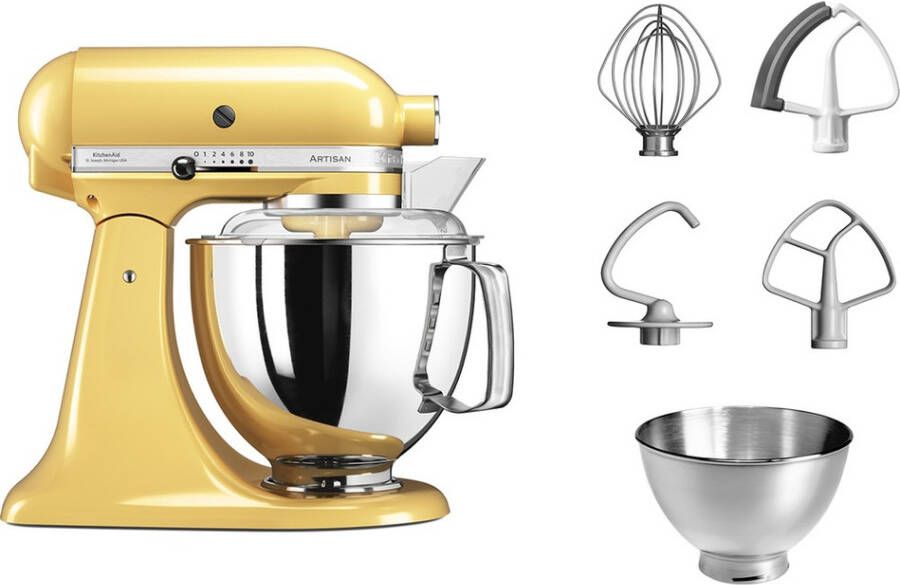 Kitchenaid Artisan 5KSM175PSEMY Pastelgeel | Keukenrobots | Keuken&Koken Keukenapparaten | 5KSM175PSEMY - Foto 3