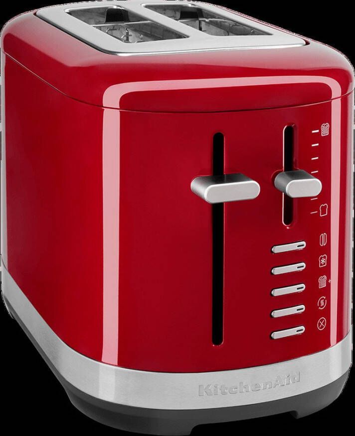 KitchenAid Broodrooster voor 2 sneden 7 standen voor bruiningsregeling en extra functies Extra brede sleuven Keizerrood