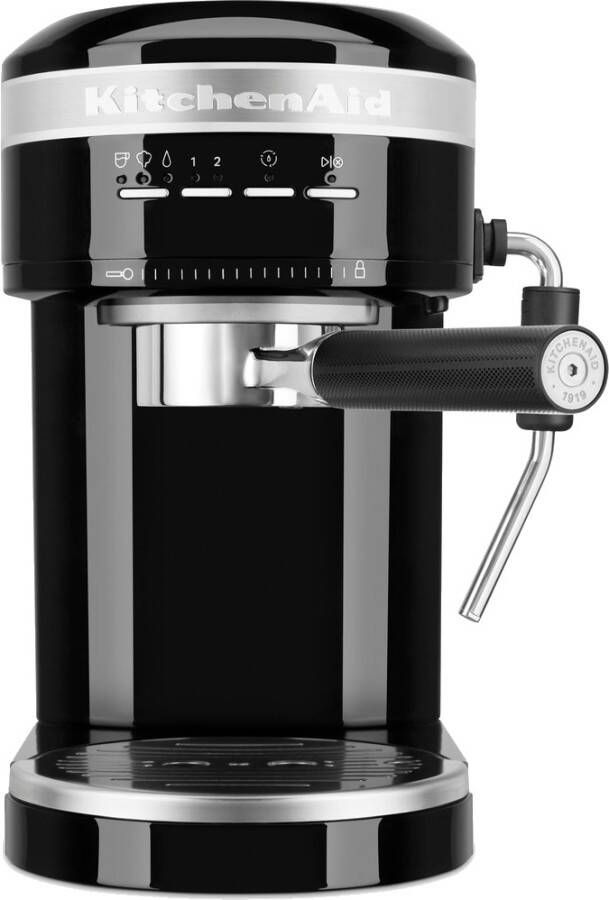 KitchenAid Espressomachine Artisan koffiemachine met slimme sensortechnologie stoompijpje en accessoires Zwart - Foto 13