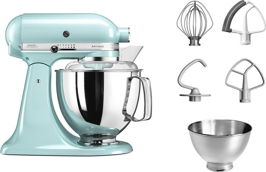 Kitchenaid Artisan 5KSM175PSEIC Ijsblauw | Keukenrobots | Keuken&Koken Keukenapparaten | 5KSM175PSEIC