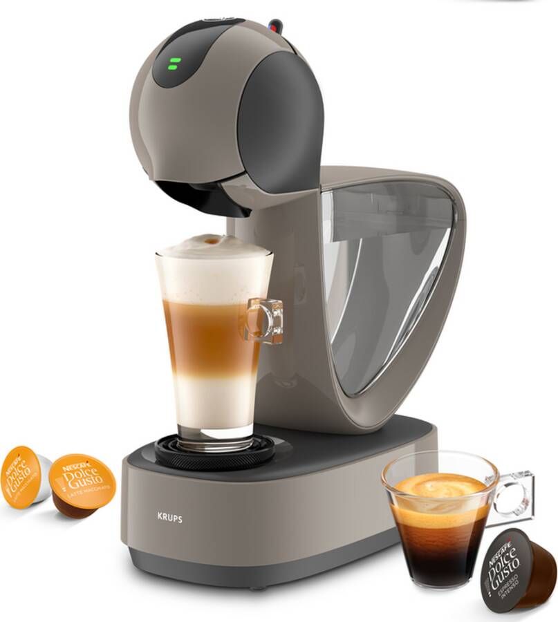 Nescafé Dolce Gusto Koffiecapsulemachine Krups KP270A Infinissima Touch Automatic in Taupe Hogedruksysteem tot 15 bar touchscreen energiespaarstand naar 1 min. - Foto 9