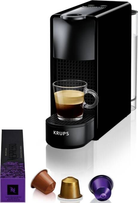 Krups Nespresso Original Essenza Mini Zwart | Capsulemachines | Keuken&Koken Koffie&Ontbijt | 3700342426717 - Foto 2