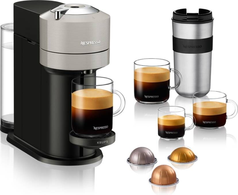 Krups Nespresso Vertuo Next Grijs YY4546FD | Capsulemachines | Keuken&Koken Koffie&Ontbijt | 3700342445411
