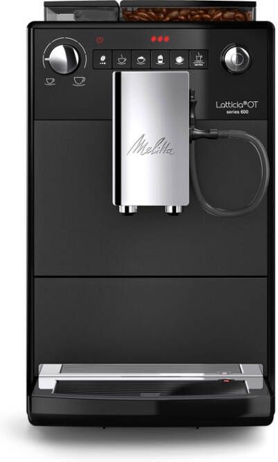 Melitta Volautomatisch koffiezetapparaat Latticia One Touch F300-100 zwart compact maar xl-waterreservoir & xl-bonenreservoir - Foto 9