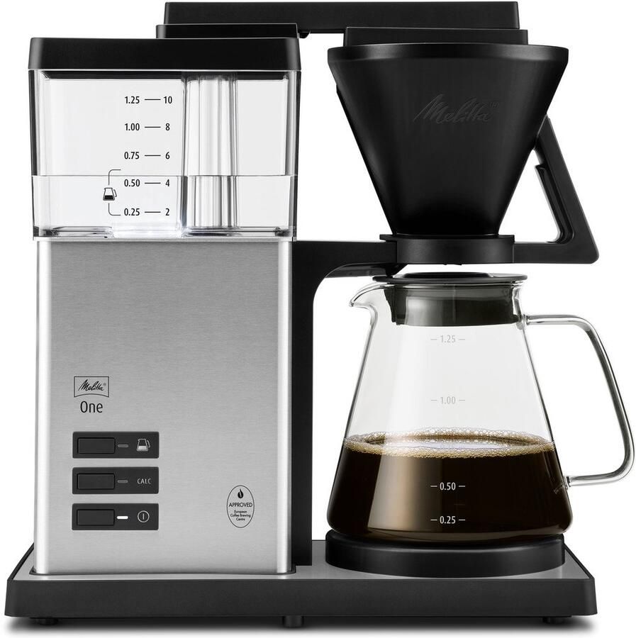 Melitta One Stainless Steel 1031-01 Koffiefilter apparaat Zwart