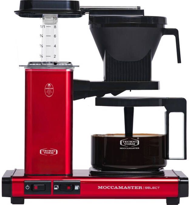 Moccamaster KBG Select Red Metallic | Filterkoffiezetapparaten | Keuken&Koken Koffie&Ontbijt | 8712072539907