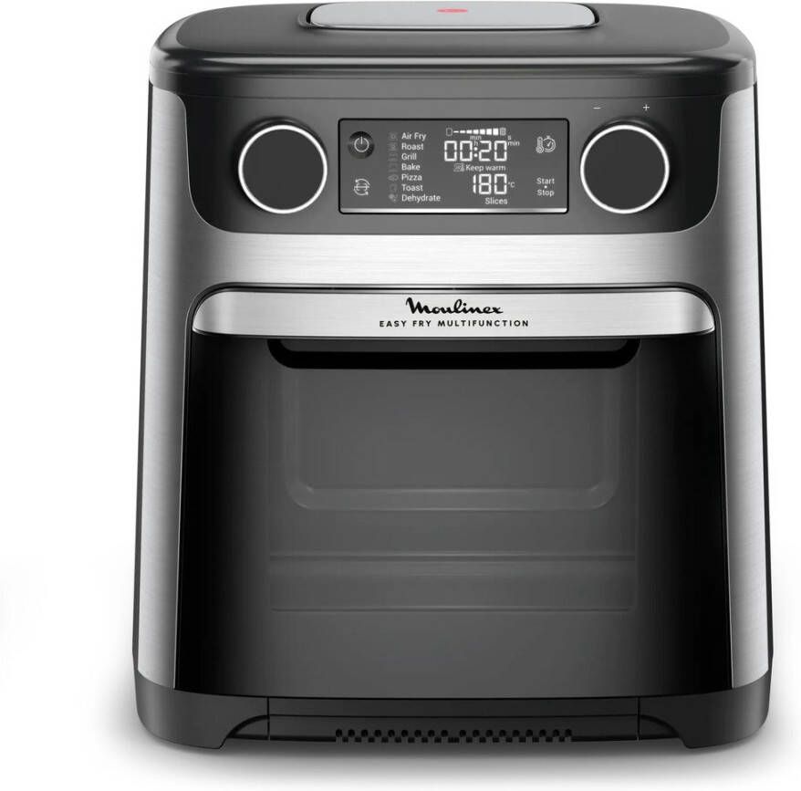 Moulinex Easy Fry Multifunction AL556DF0 friteuse Enkel 15 l Vrijstaand Heteluchtfriteuse Zwart Roestvrijstaal