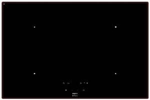 Novy 1755 Comfort inductie 4 zones 78 cm facet 5mm met InTou