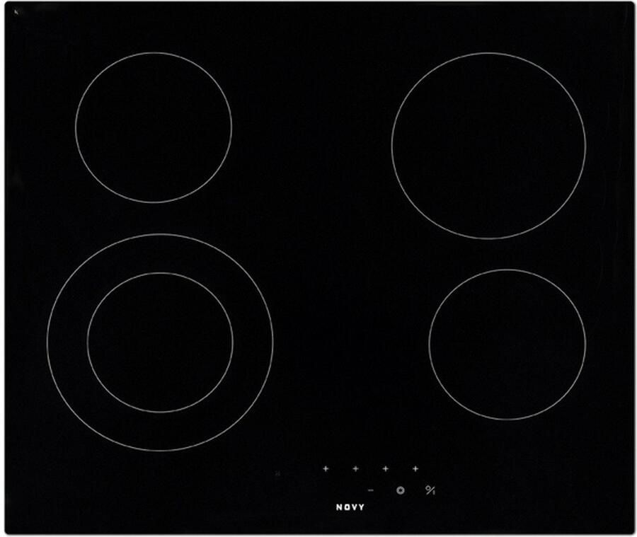 Novy Kookplaat Vitrokeramisch 1109 | Vitrokeramische kookplaten | Keuken&Koken Kookplaten | 1109