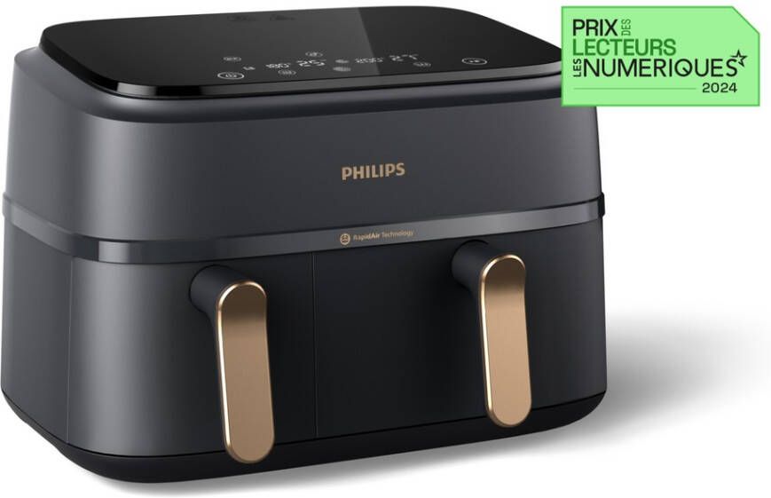 Philips Airfryer 3000 Series NA352 00 Dual Basket Airfryer met 9L capaciteit (3L+6L)