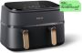 Philips Airfryer 3000 Series NA352 00 Dual Basket Airfryer met 9L capaciteit (3L+6L) - Thumbnail 2