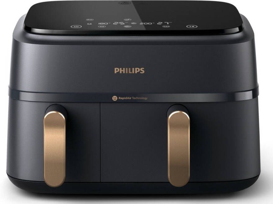 Philips Versuni Serie 3000 Rapid Air 9l Airfryer Zwart 9 Liters EU Plug