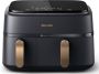 Philips Versuni Serie 3000 Rapid Air 9l Airfryer Zwart 9 Liters EU Plug - Thumbnail 1