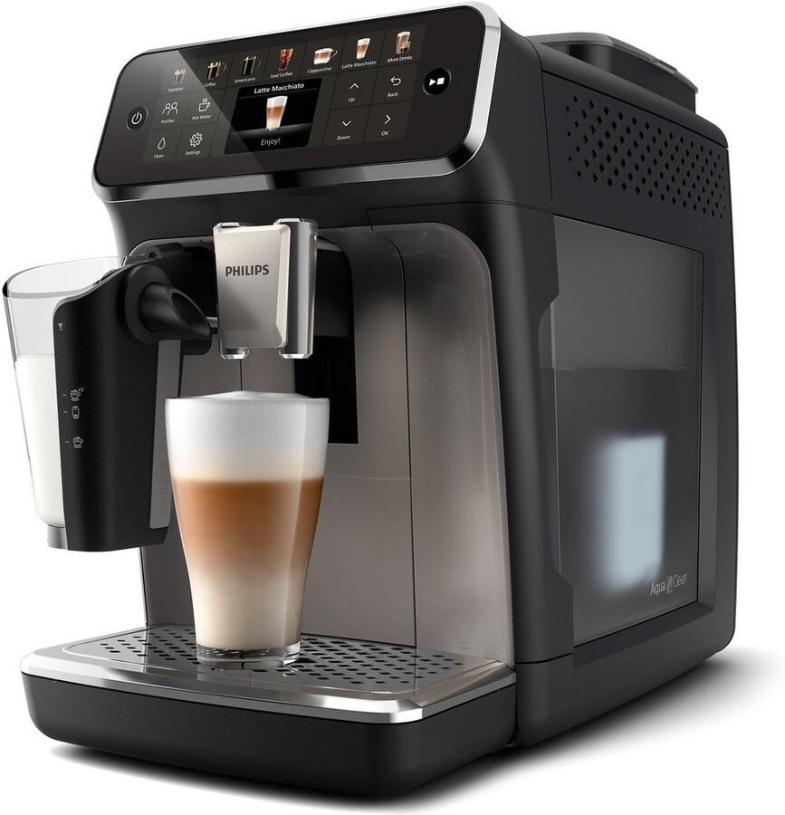 Philips 4400 Series EP4449 70 Volautomatische espressomachine 12 Soorten Koffie + Heet Water Grijs