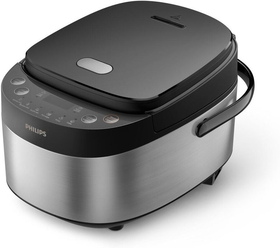 Philips HD3093 80 Zwart Zilver 0 85 l Kunststof Roestvrijstaal 600 W 220 V 50 Hz