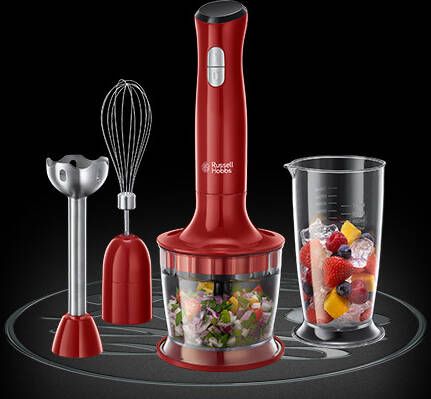 Russell Hobbs 24700-56 Desire 3-in-1 Staafmixer Rood - Foto 2