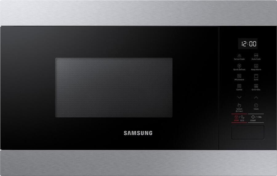 Samsung MG22M8274CT Inbouwmagnetron met grill 22 L 1300 W Zwart roestvrij staal