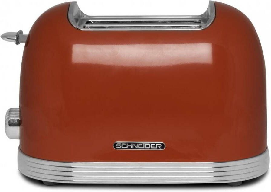 Schneider consumer group scto2r vintage broodrooster 2 sleuven rood 20 5 cm - Foto 2