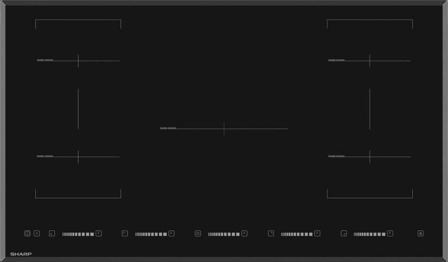 Sharp Kookplaat Inductie KH9I40CS00EU | Inductiekookplaten | 4974019194356