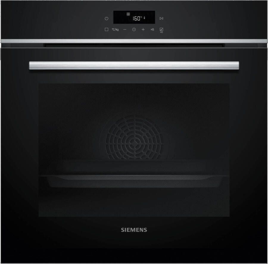 Siemens HB572ABS3 iQ300 Inbouwoven 71 l Air fry Eenvoudig te reinigen: pyrolyse + hydrolyse Inox