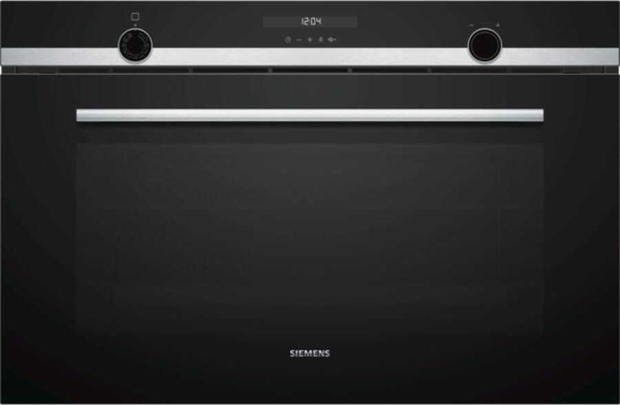 Siemens geïntegreerde multifunctionele oven 112l 90cm met roestvrijstalen pyrolyse vb578d0s0 - Foto 3