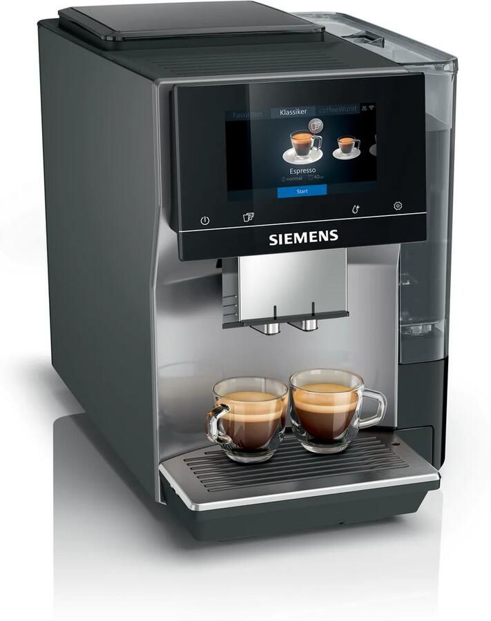 Siemens EQ700 TP715R01 Volautomatische espressomachine 10 favoriete drankjes opslaan Cold Brew Slow Brew Home Connect Morning Haze