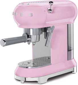 Smeg ECF01PKEU Pistonmachine Roze