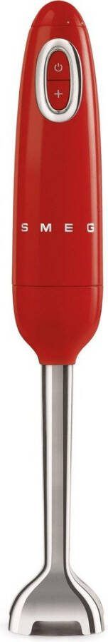 Smeg HBF11RDEU Staafmixer 700W Variabele Snelheid Turbofunctie FlowBlend™ Technologie RVS Mixervoet '50s Style Rood - Foto 2