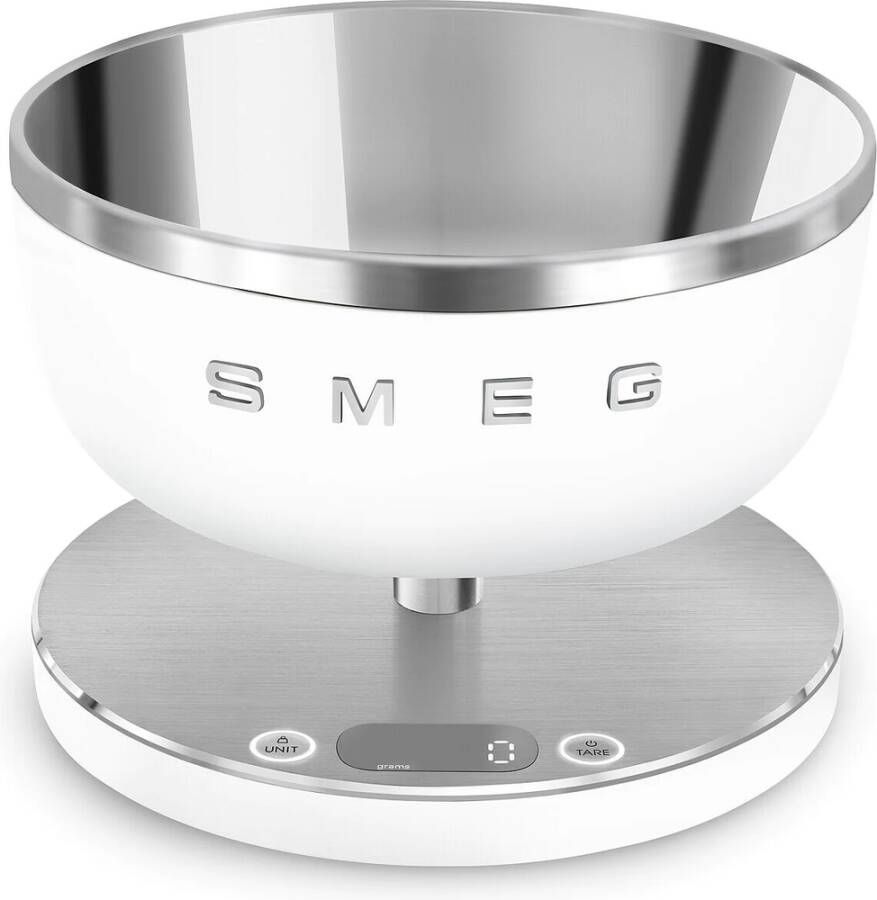 Smeg Keukenweegschaal Wit Mat KSC01WHMWW | Keukenapparaten | 8017709338190