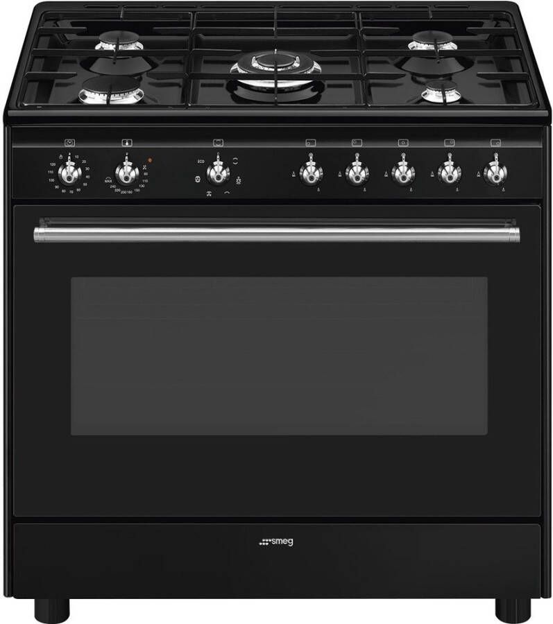 Smeg Kookplaat Gas CX91GMBL | Gasfornuizen | 8017709329501