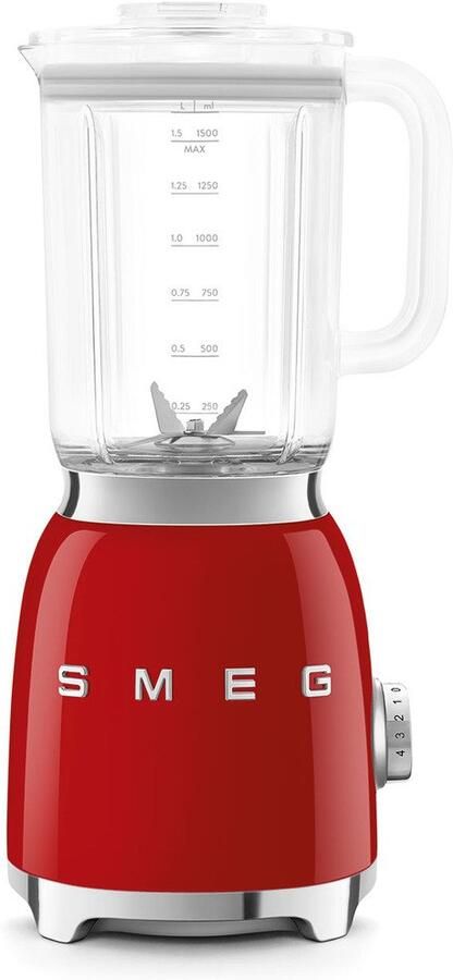 Smeg BLF03RDEU blender 1 5 l Blender voor op aanrecht 800 W Rood