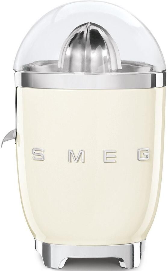 Smeg CJF11CREU Citruspers Elektrische Citruspers 70W RVS Filter Antidruppelsysteem Automatische Start Stop '50s Style Crème