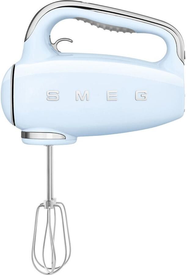 Smeg HMF01PBEU Handmixer Pastelblauw 250W 9 snelheden